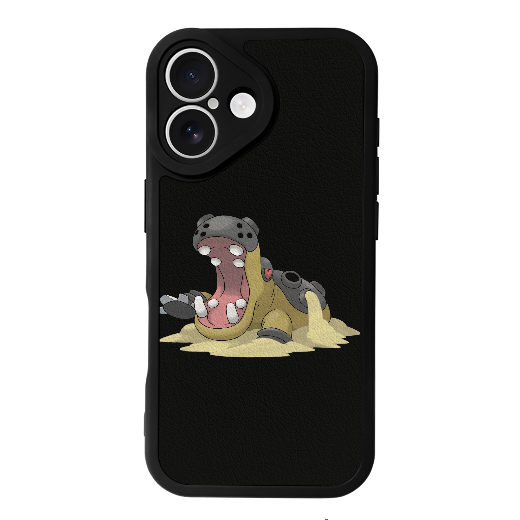 （画像用） ポケットモンスター Pokémon 【iPhone 16シリーズ対応】シリコンスマホケース（レザー調） 材質：シリコン